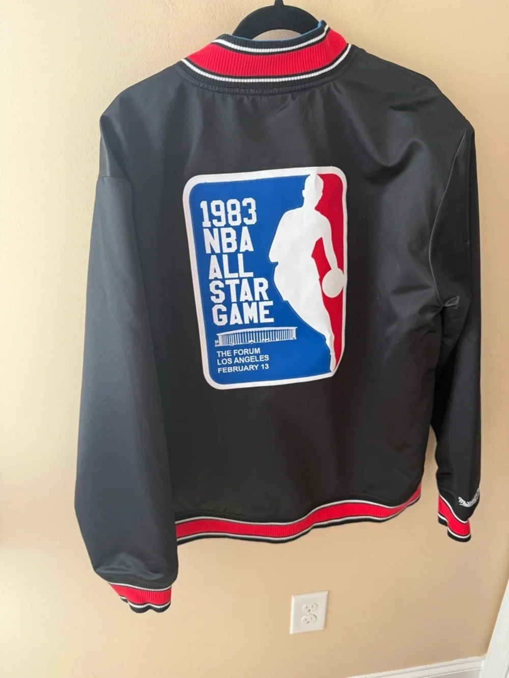 LA Clippers 1983 NBA All-Star Game Reversible Satin Full-Zip Jacket